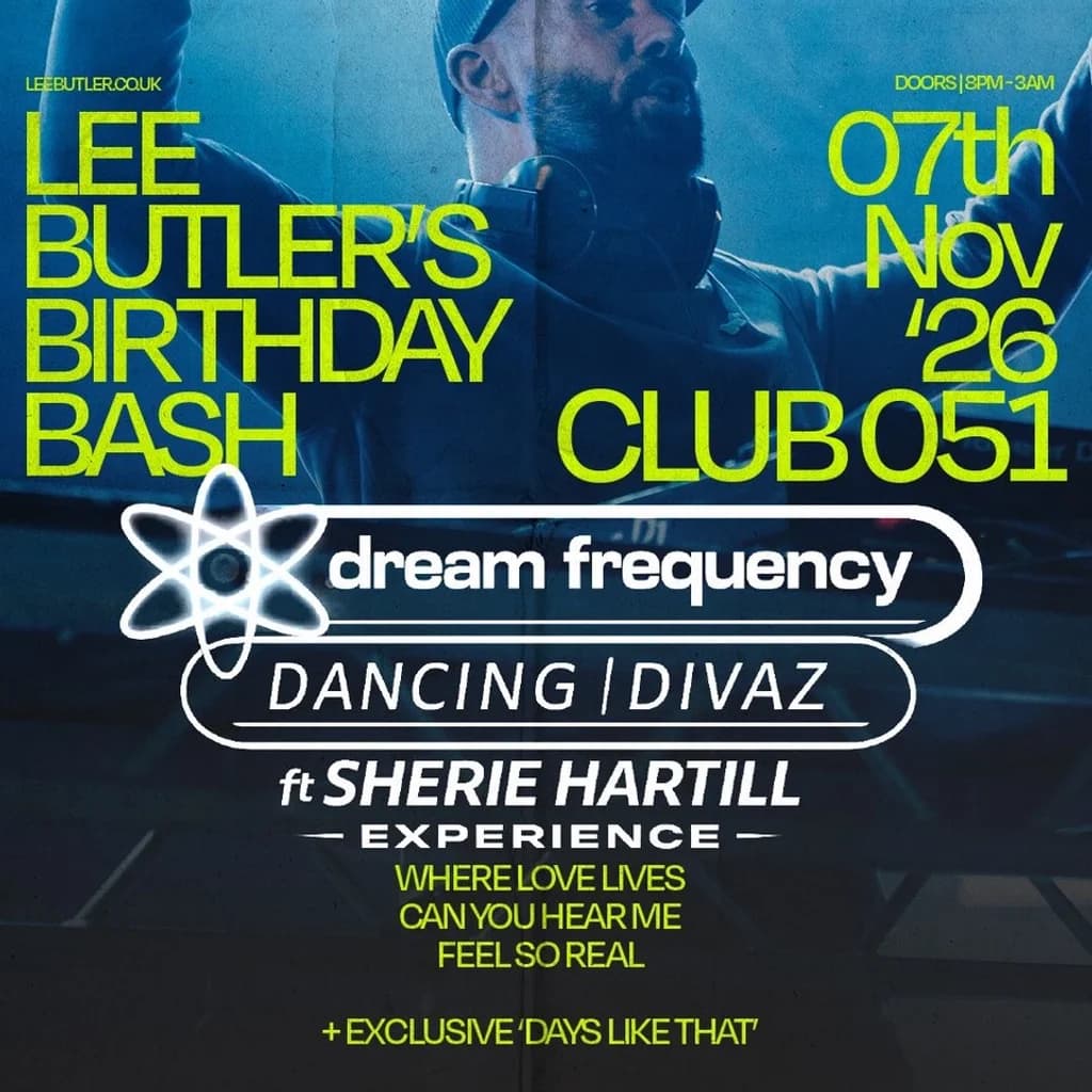 Upcoming event poster at Club 051