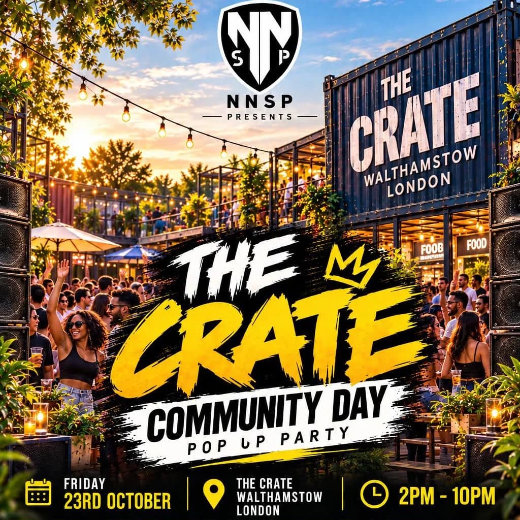 "The Crate" Community Day Party