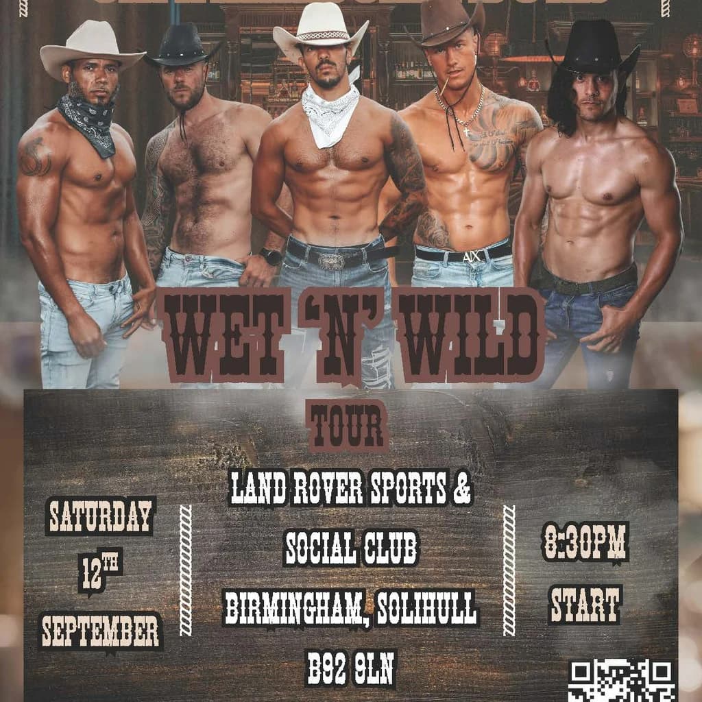 UK Pleasure Boys Wet & Wild Tour Solihull