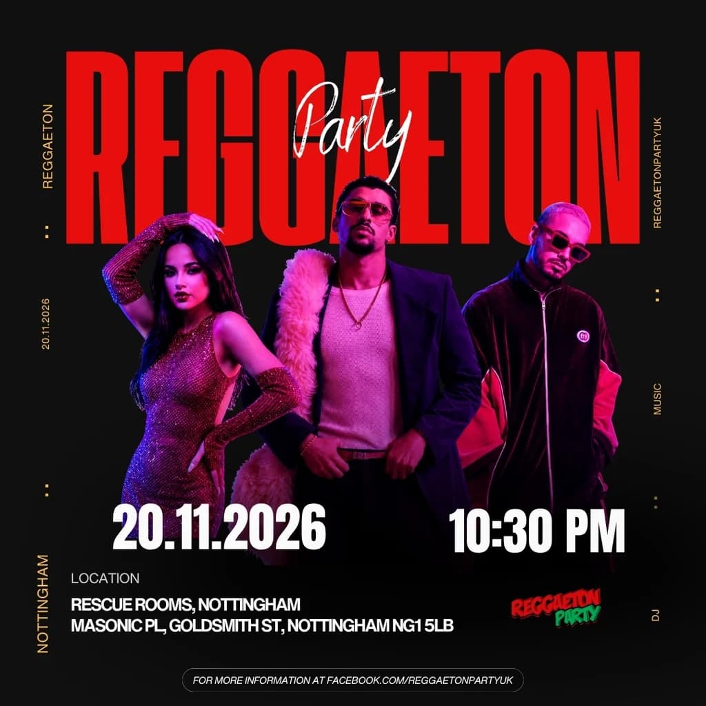 Reggaeton Party (Nottingham) November 2026