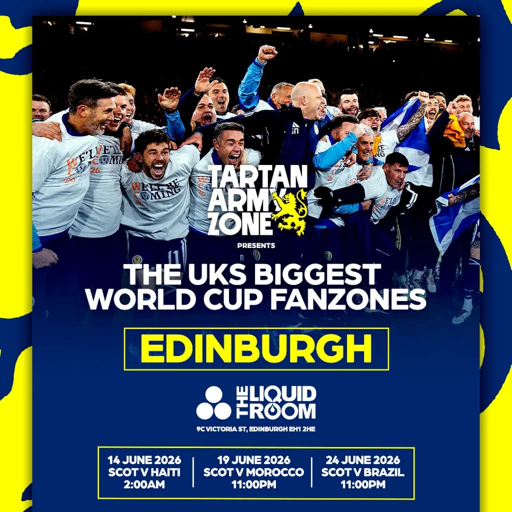 Tartan Army Zone: Scotland Vs Haiti (Edinburgh) at The Liquid Room