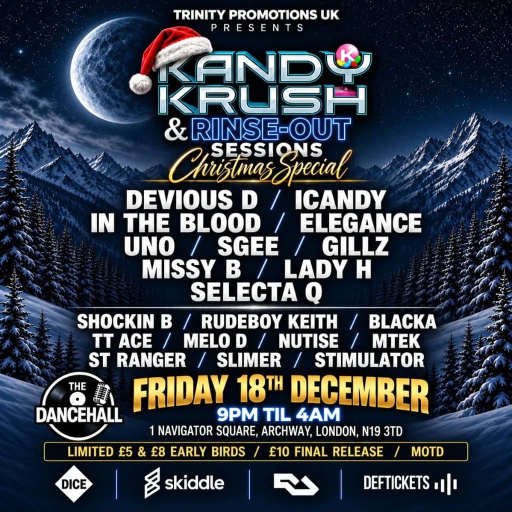 Kandy Krush meets Rinse Out Sessions Christmas Special