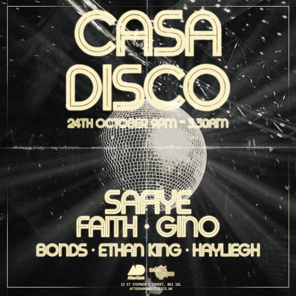 Casa Disco Presents.. Safiye w/ Faith, Gino & More