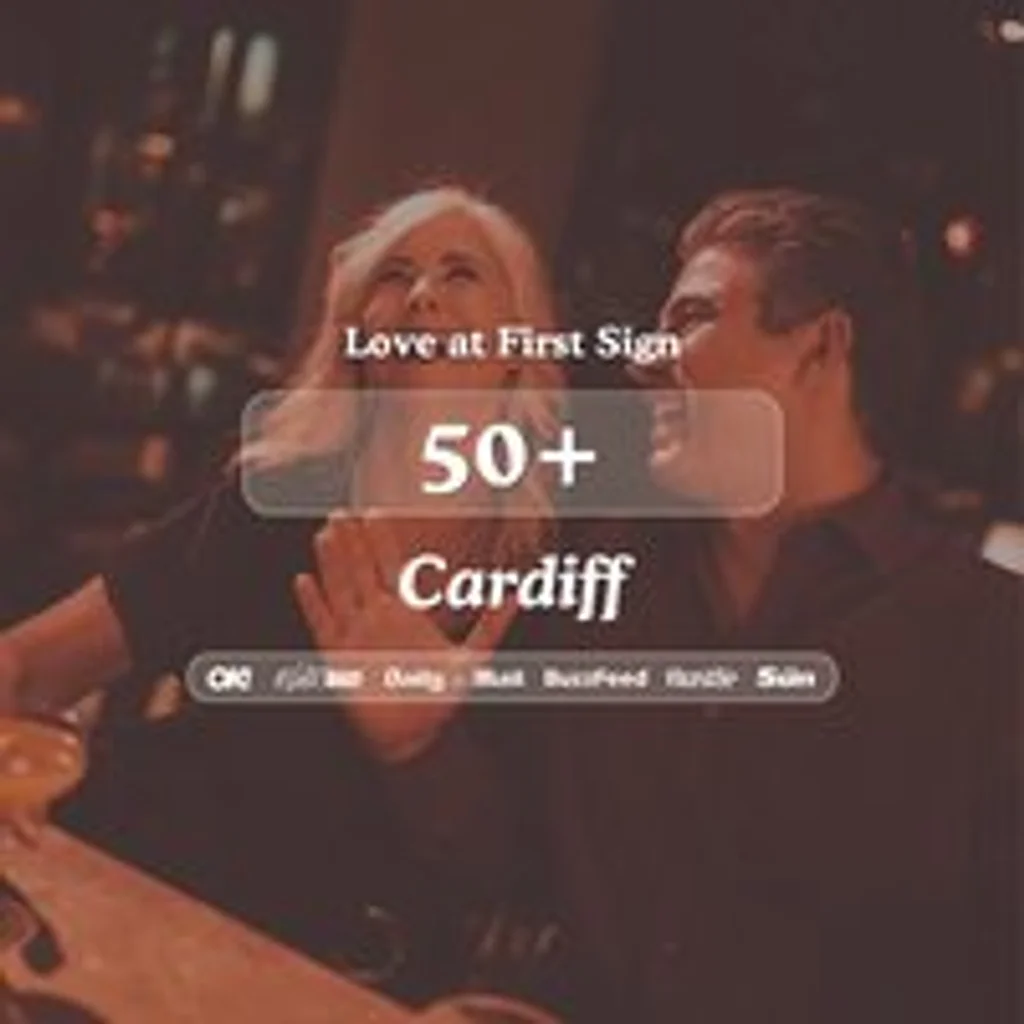 50+ Singles Night at Bootlegger Cardiff|Love at First Sign