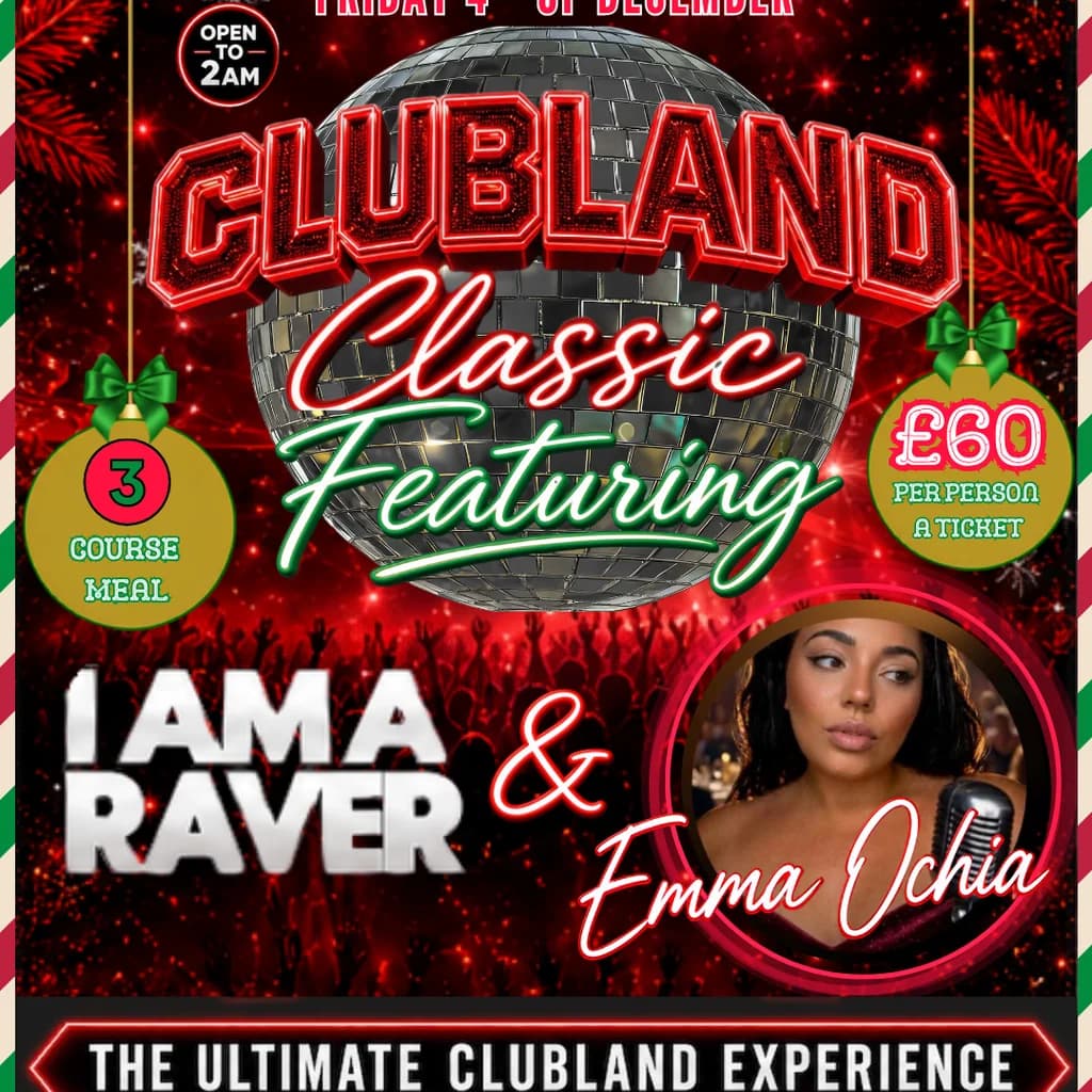 Christmas in the Glasgow Irish Centre Presents Clubland Classics