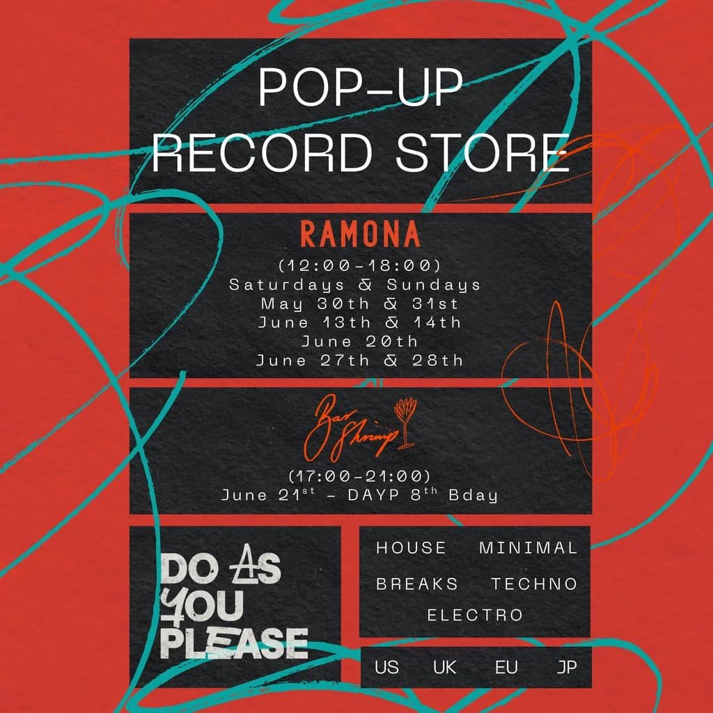 Do As You Please Pop-Up Record Store
