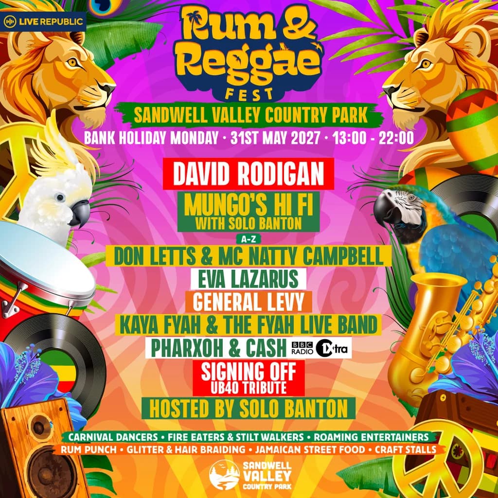 Upcoming event poster at Sandwell Valley Country Park