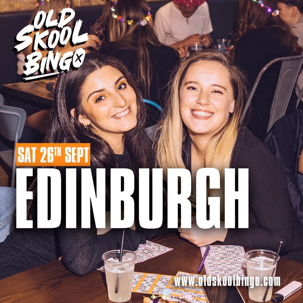 Old Skool Bingo Sat 26th Sep Edinburgh