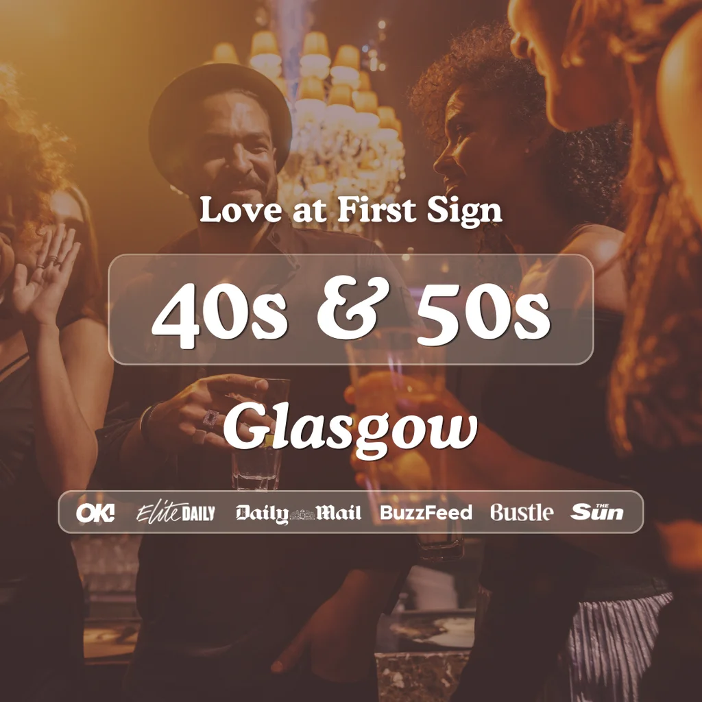 40s & 50s Singles Night @ Bluedog Glasgow|Love at First Sign
