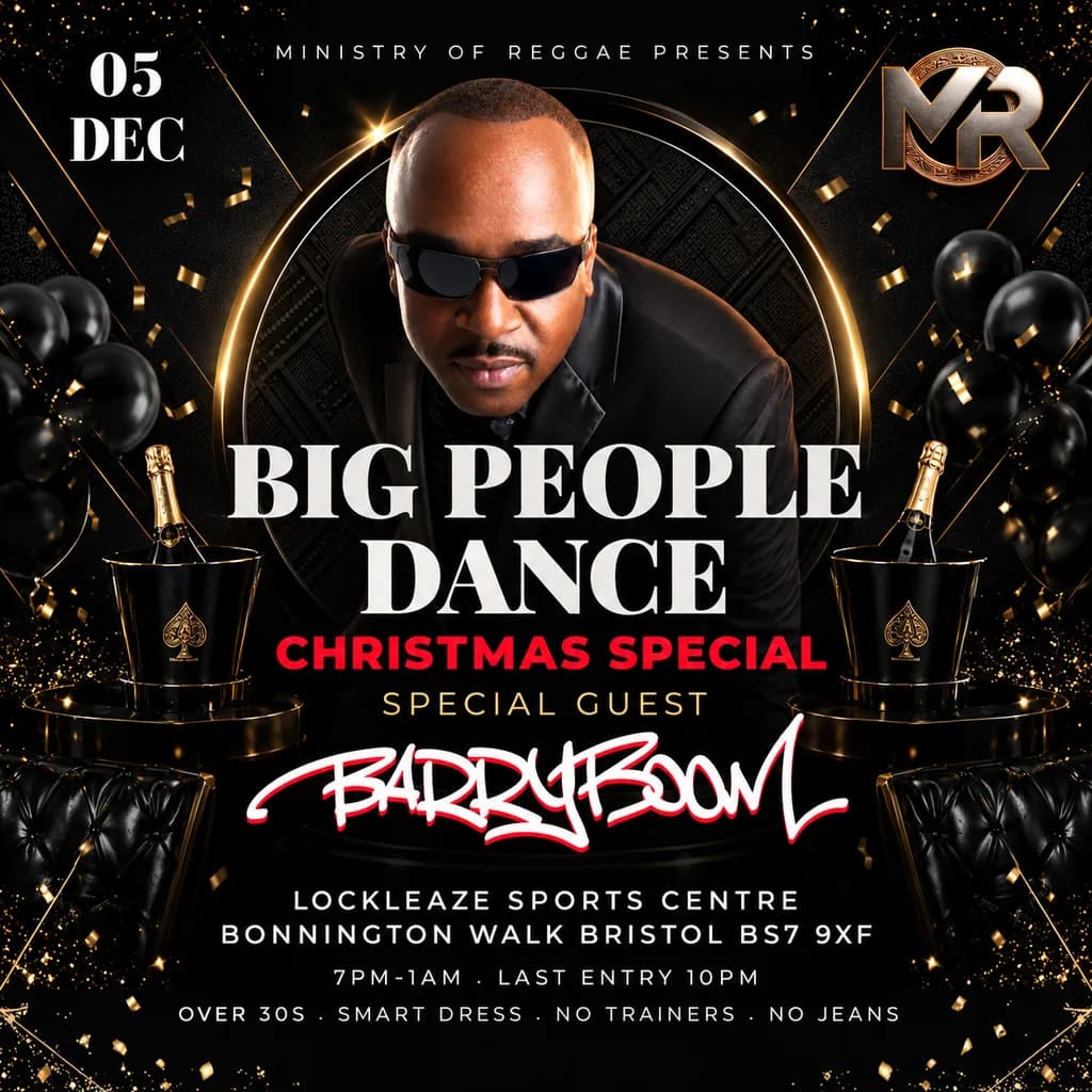 Ministry Of Reggae Big People Dance Xmas Party