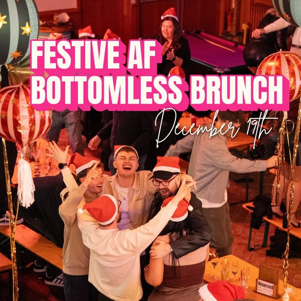 Festive AF Bottomless Brunch at The Grosvenor