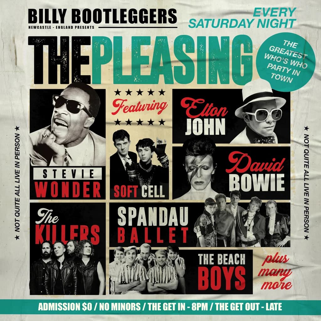 The Pleasing - Saturday Nights @ Billy's at Billy Bootleggers