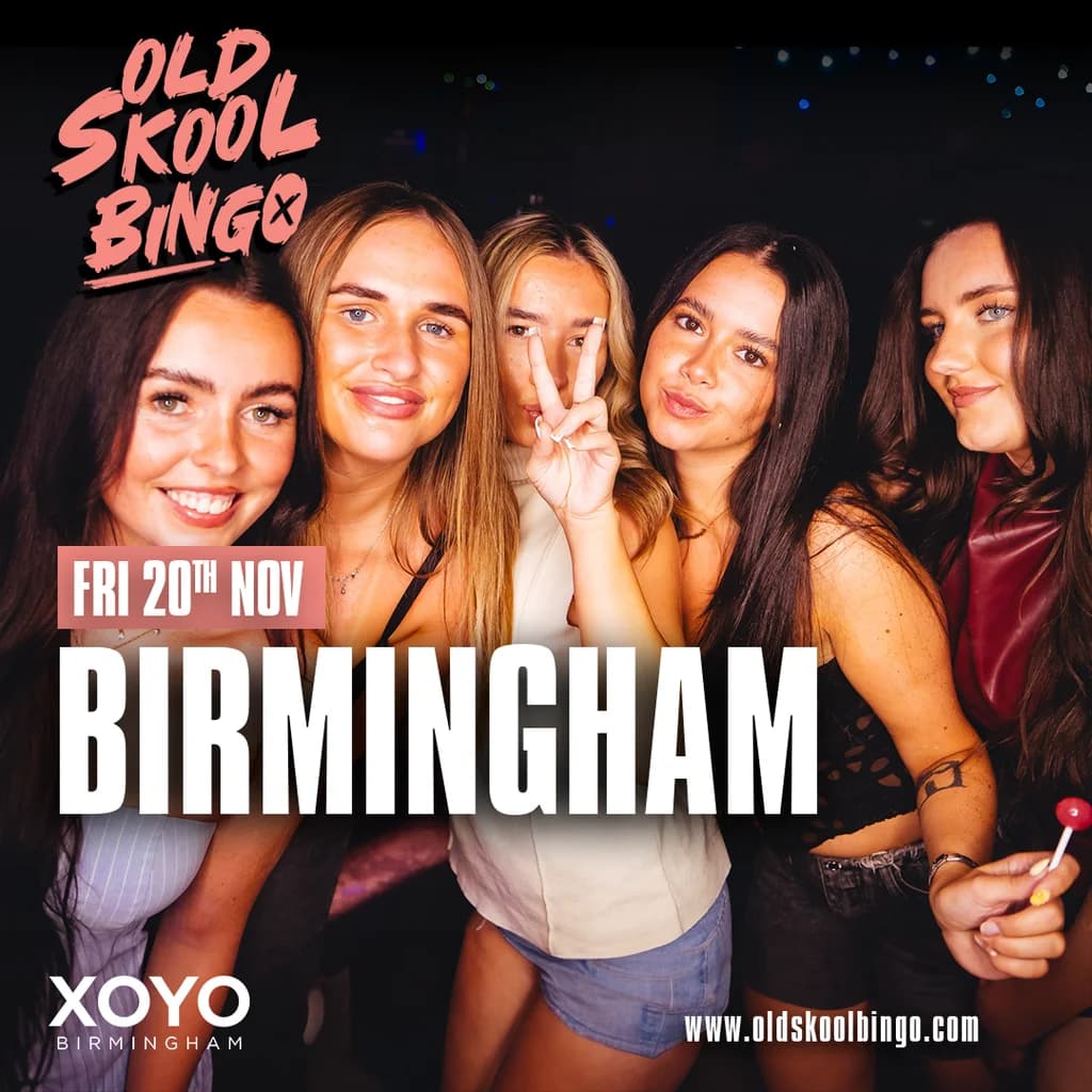 Old Skool Bingo Friday 20th Nov Birmingham