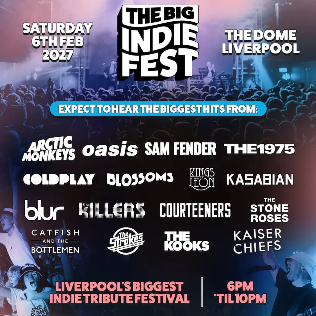 The BIG Indie Tribute Festival In Liverpool! at The Dome At Grand Central Hall
