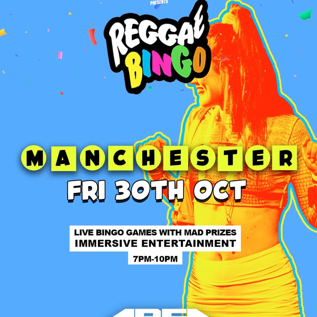 Reggae Bingo - Manchester - Fri 30th Oct