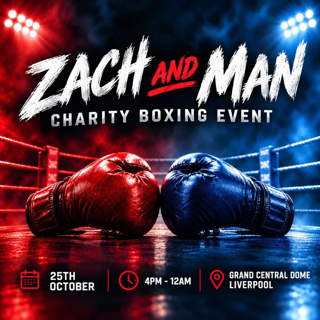 Zach and Man Boxing Charity Night