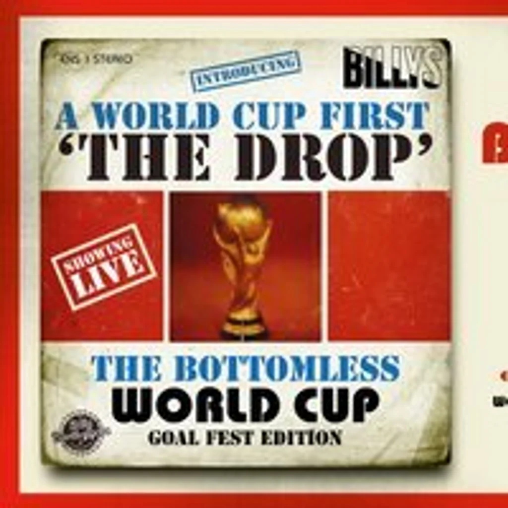 The Drop - Bottomless World Cup Action - England vs Ghana at Billy Bootleggers