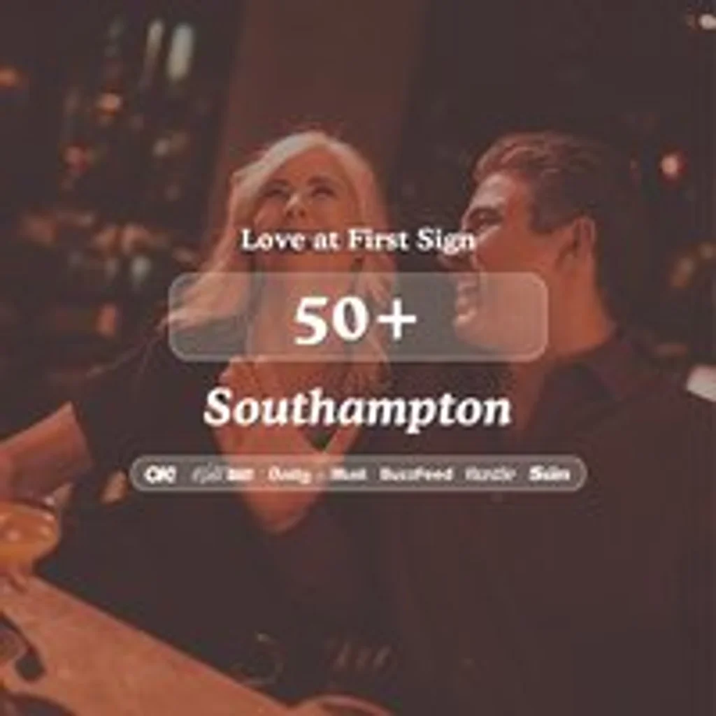 50+ Singles Night @ Turtle Bay Soton| Love at First Sign