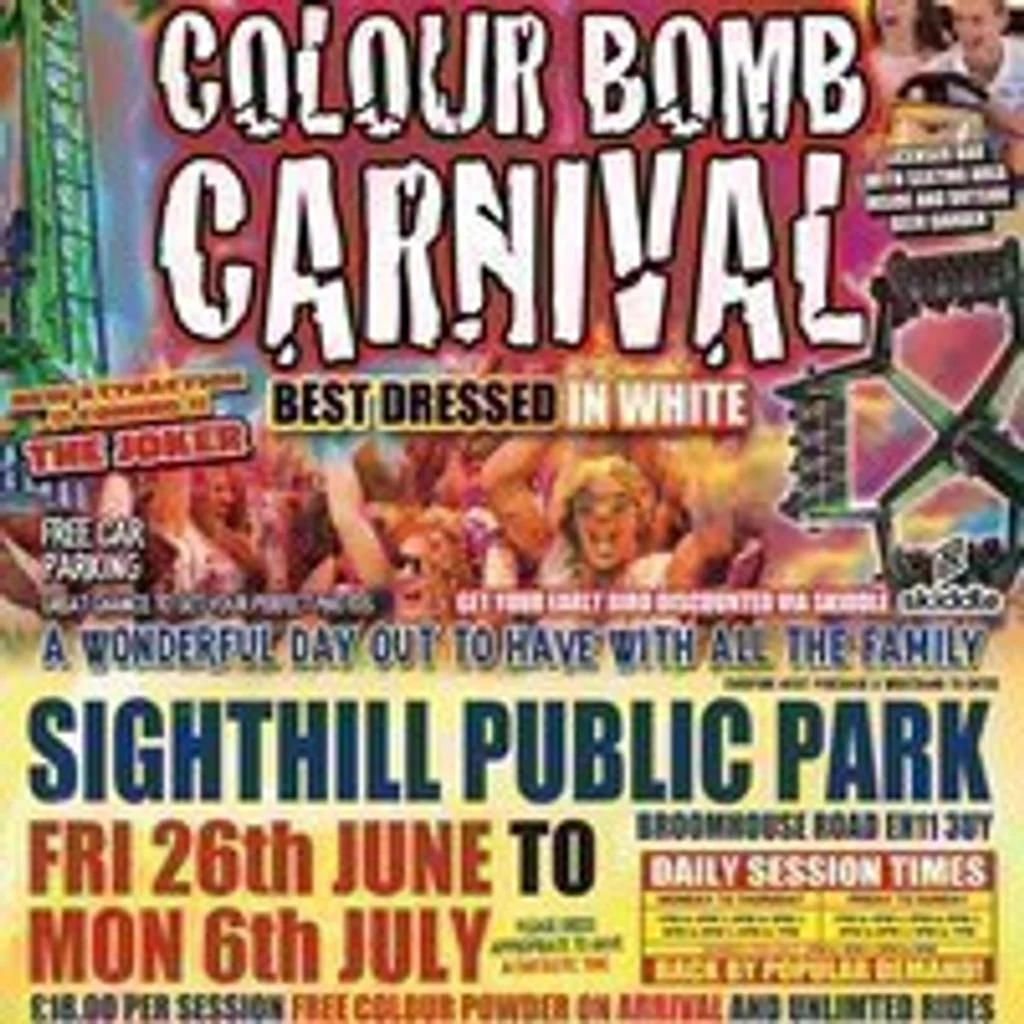 Taylor's of Edinburgh presents Colour Bomb Carnival 2026! at Sighthill Public Park