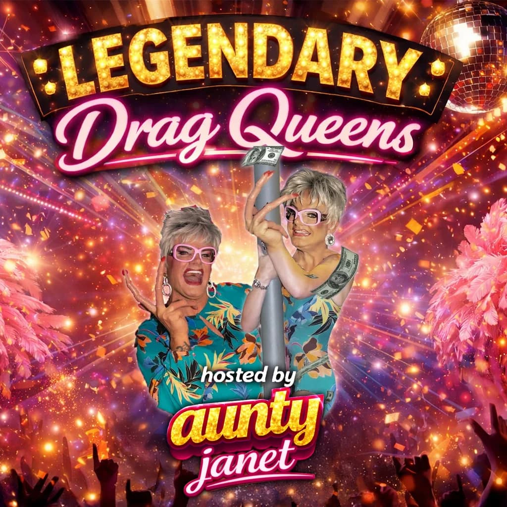 LEGENDARY DRAG QUEENS: Aunty Janet @ FunnyBoyz Liverpool