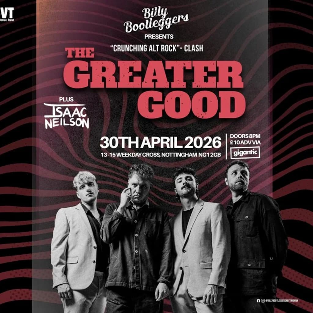 The Greater Good + Isaac Neilson live @ Billy's (UPSTAIRS)