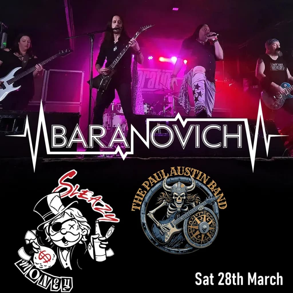 Baranovich, Sleazy Money & The Paul Austin Band at Network Sheffield 14 16 Matilda Street S14qd