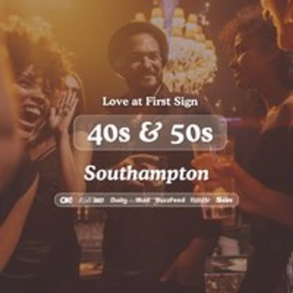 40s & 50s Singles Night @ Turtle Bay Soton| Love at First Sign