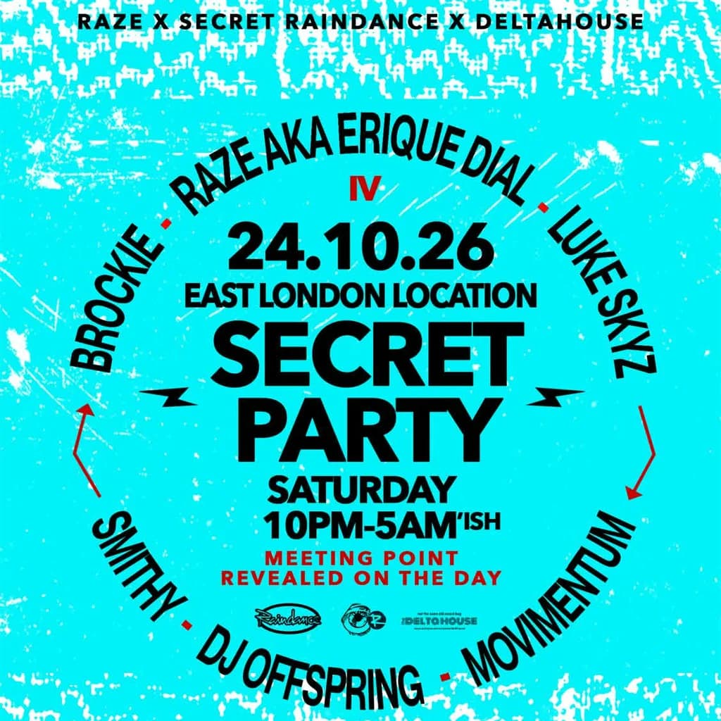 Raindance, RAZE & Delta House Presents: Secret Party Part 4