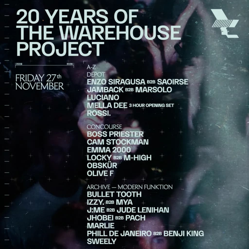 20 Years of The Warehouse Project