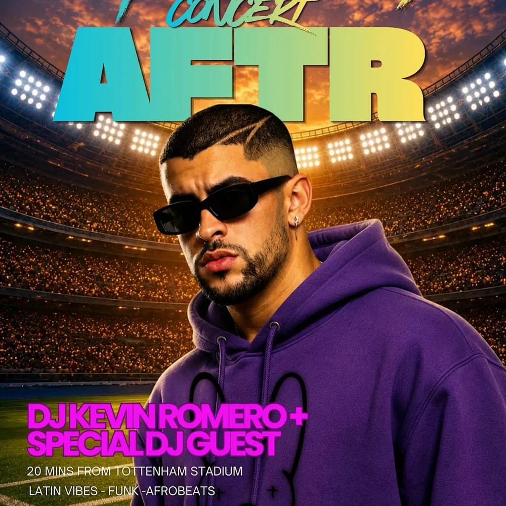 BAD BUNNY AFTER PARTY @ JUNGLA CAMDEN - Sunday 28th June