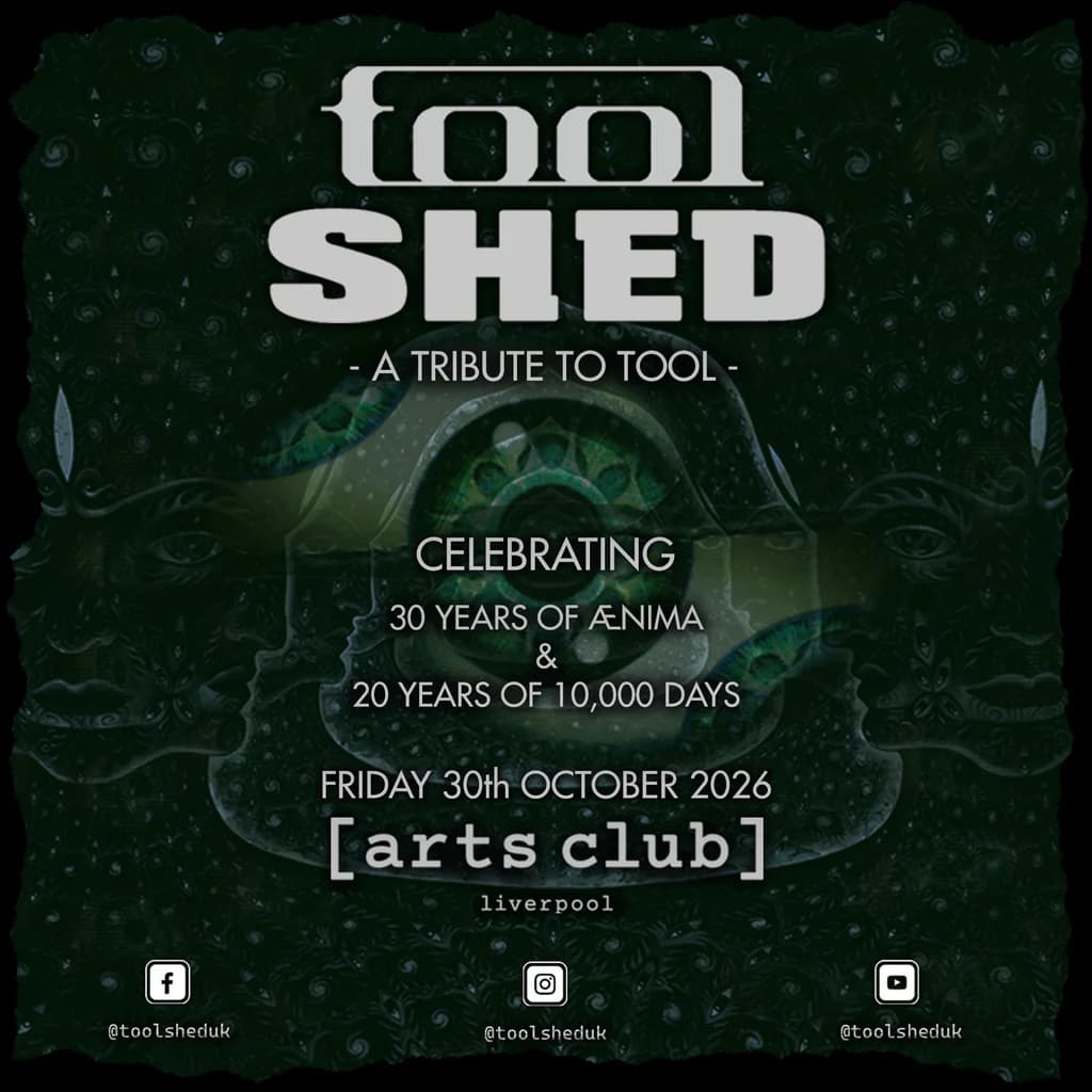 Tool Shed - A Tribute to Tool | Arts Club | Liverpool