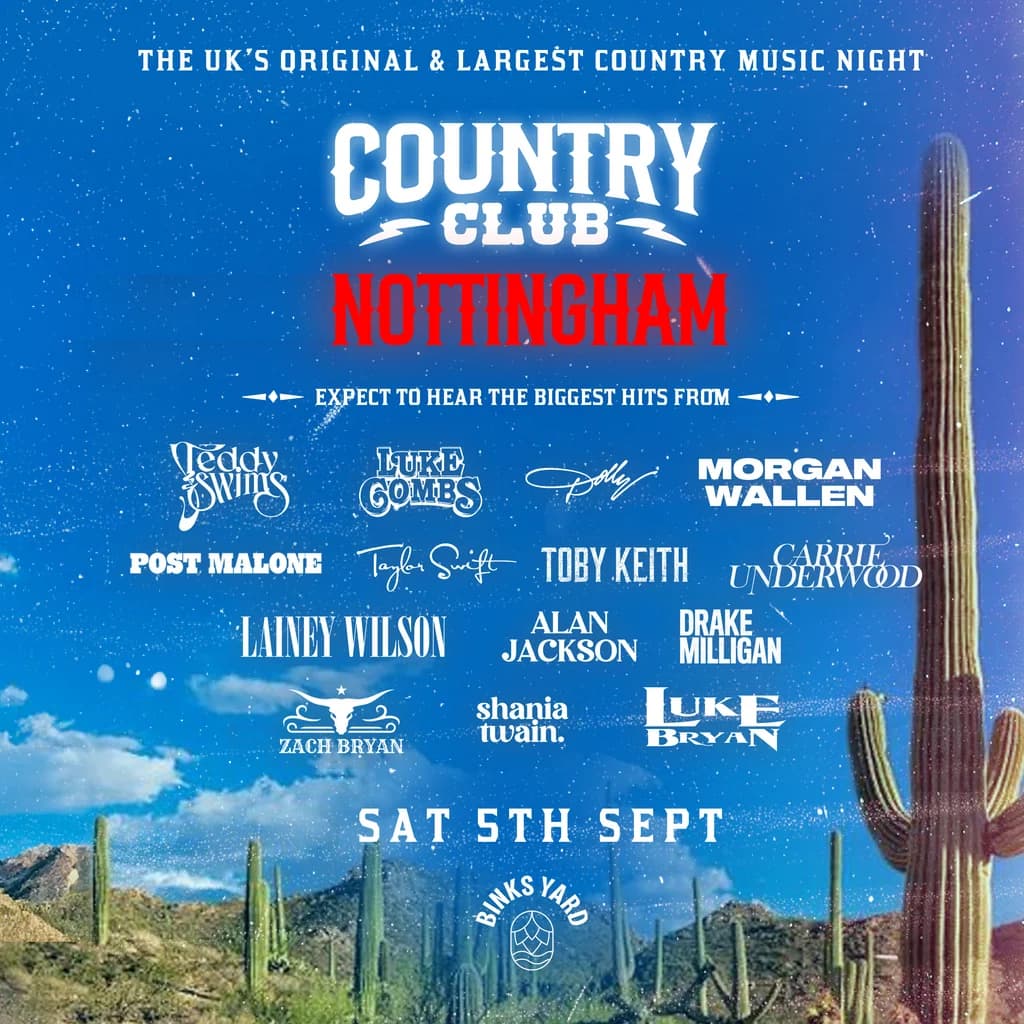 Country Club - Outdoor Country Music Festival - Nottingham at Binks Yard