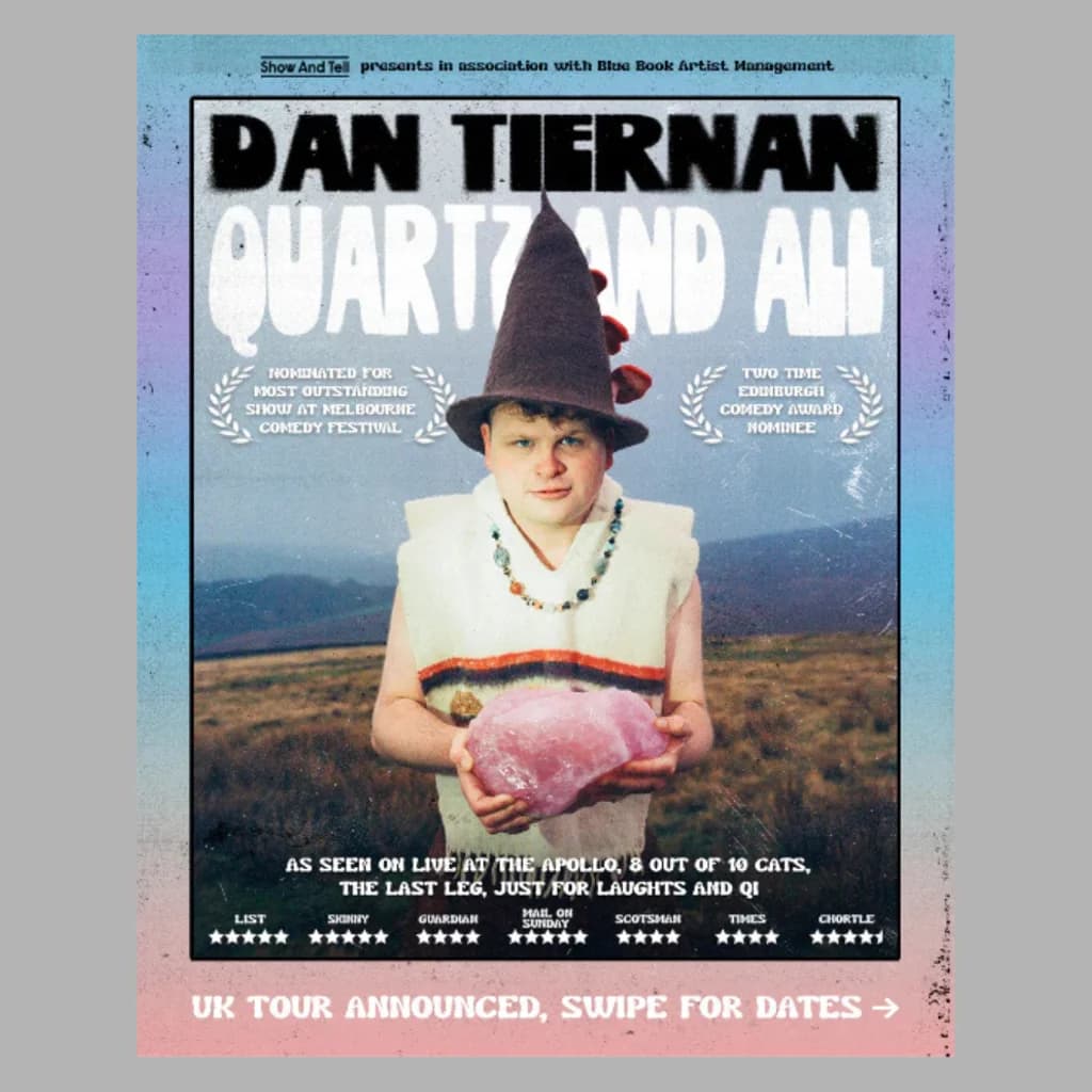 Dan Tiernan New Stand up Comedy Tour