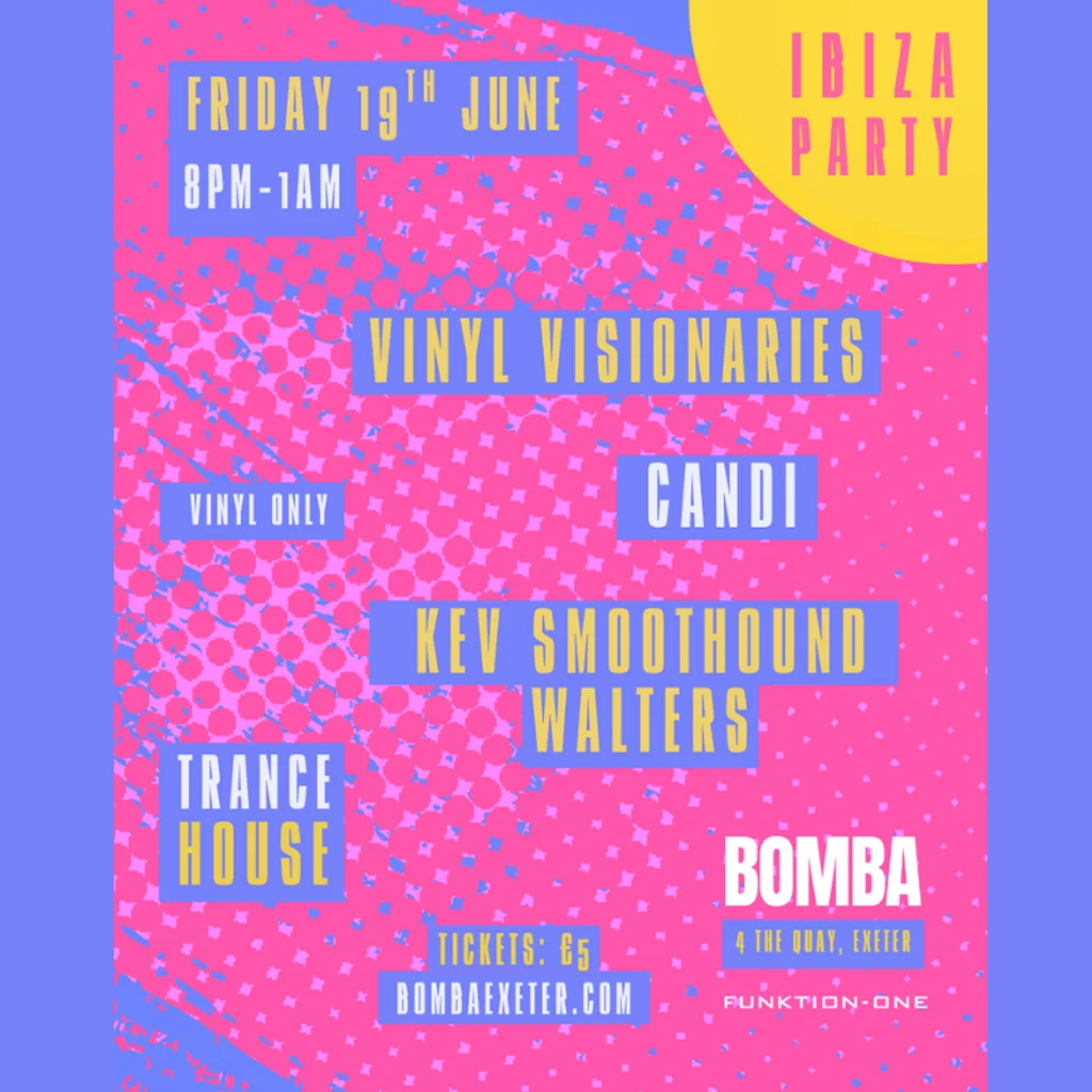 IBIZA PARTY - 19.06.26 - Bomba Exeter at Bomba