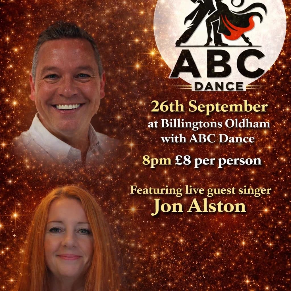 September Social Dance including Live Vocals from Jon Alston