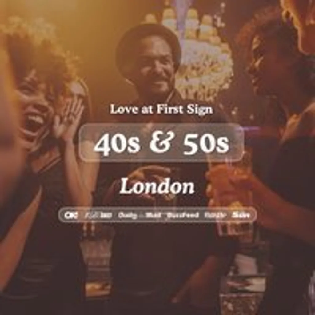 40s&50s Singles Night at Tattershall London| Love at First Sign at Tattershall Castle