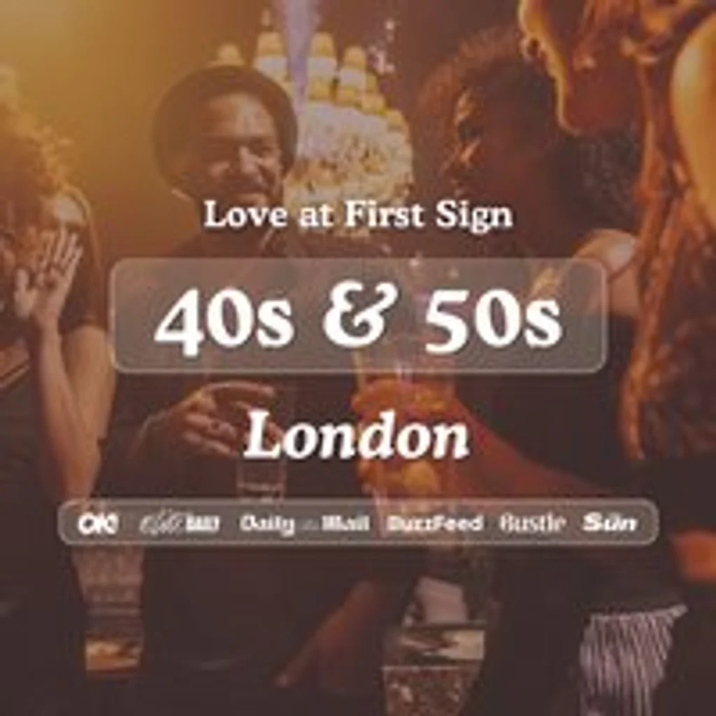 40s&50s Singles Night at The Grove London| Love at First Sign