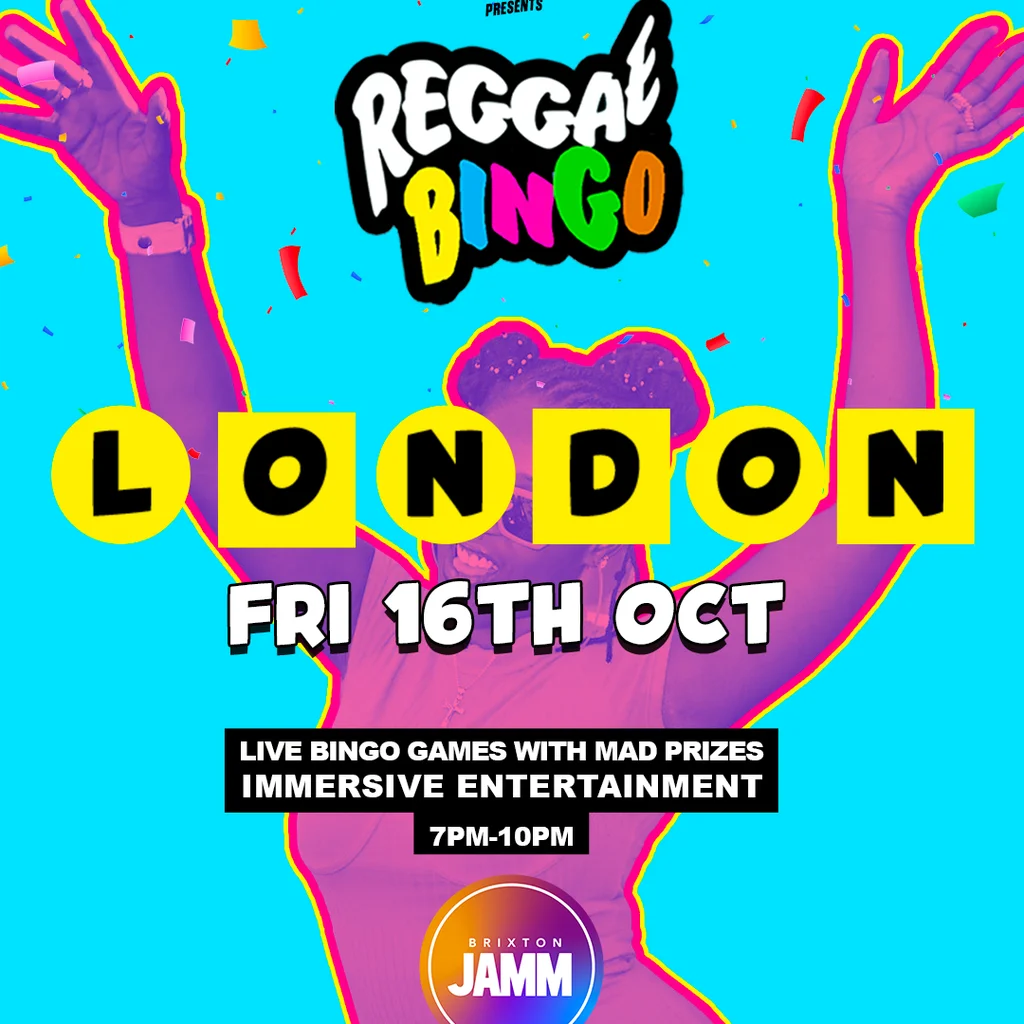 Reggae Bingo - London - Fri 16th Oct at Brixton Jamm