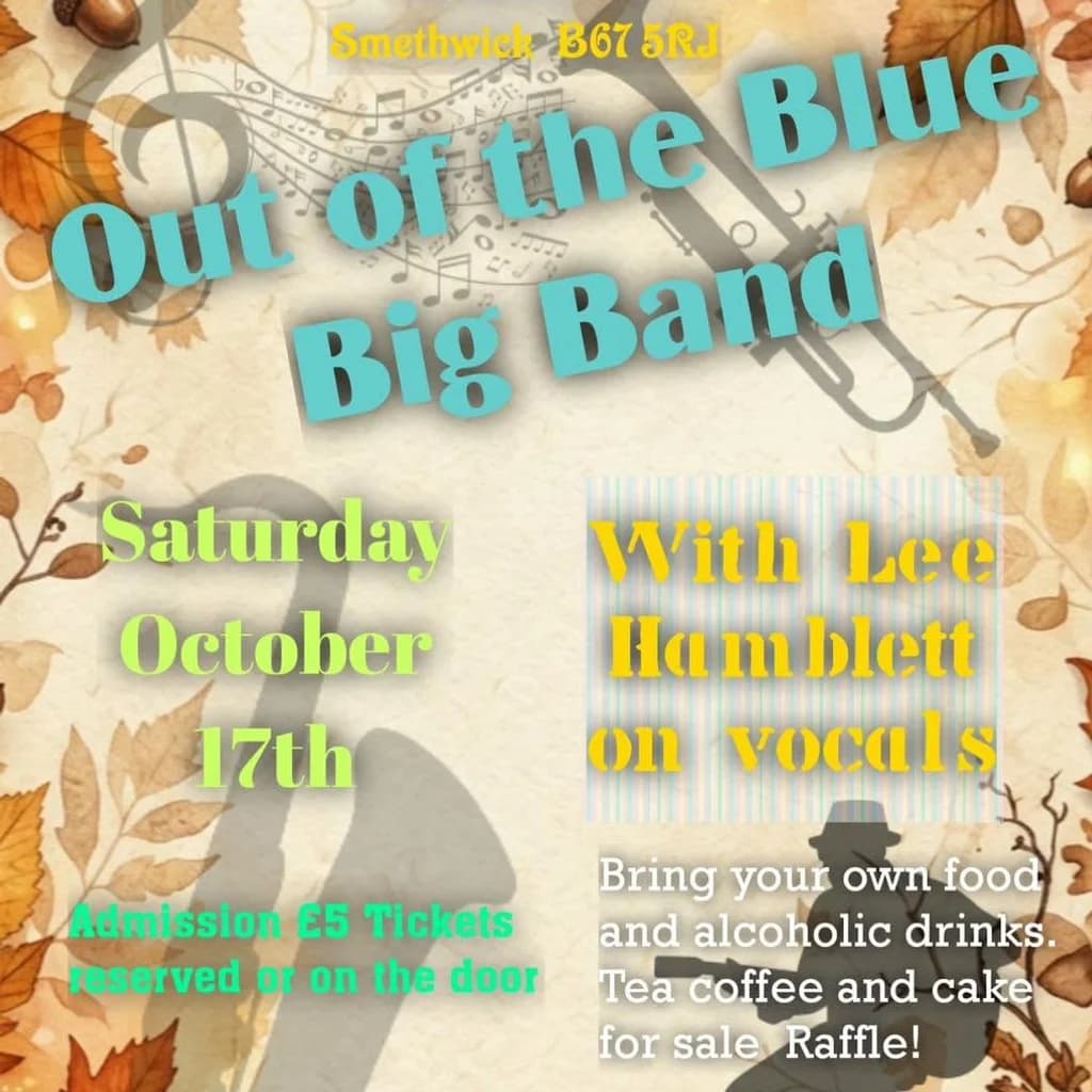 Out Of The Blue Big Band with Lee Hamblett on vocals