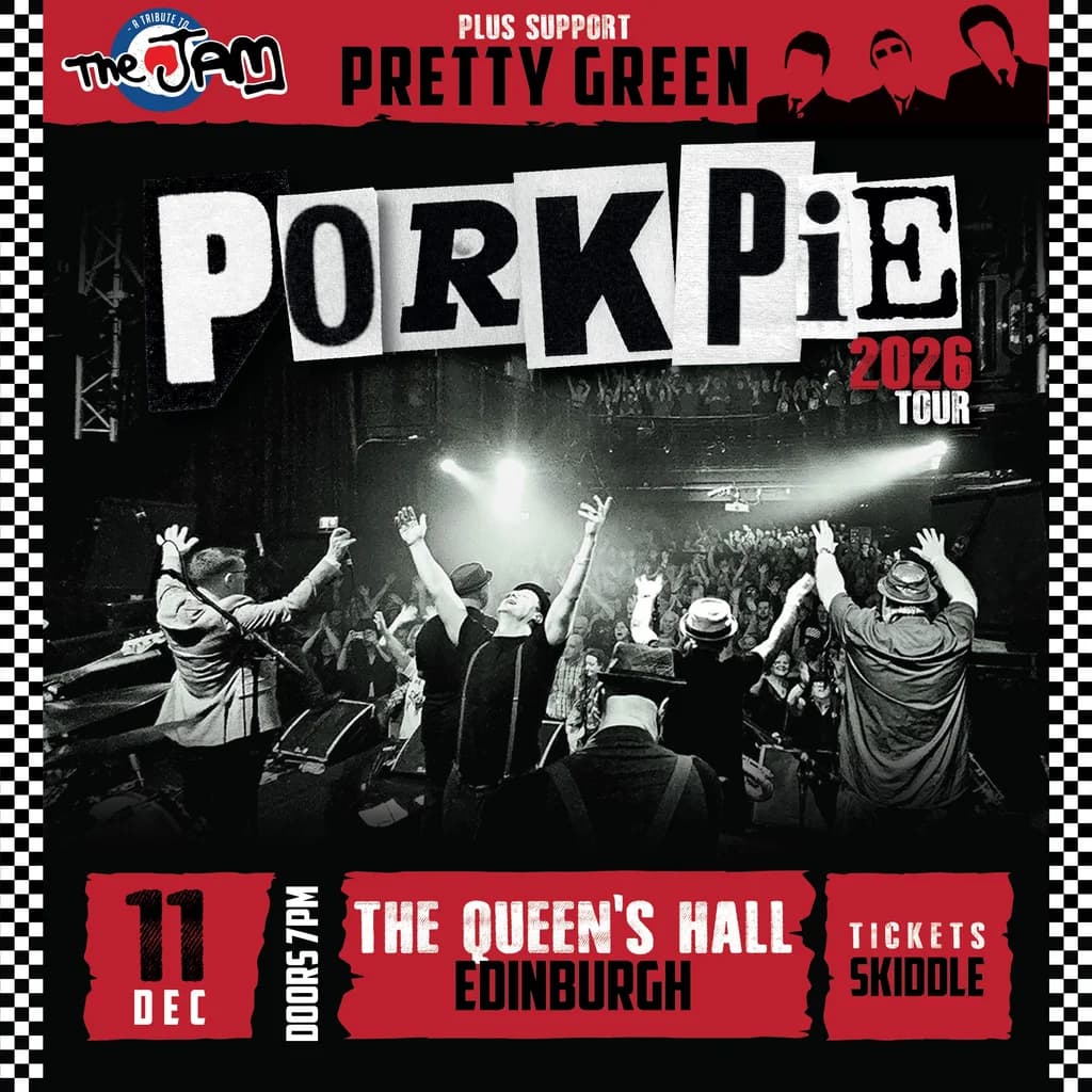 PorkPie Live plus Pretty Green (The Jam) Christmas Special