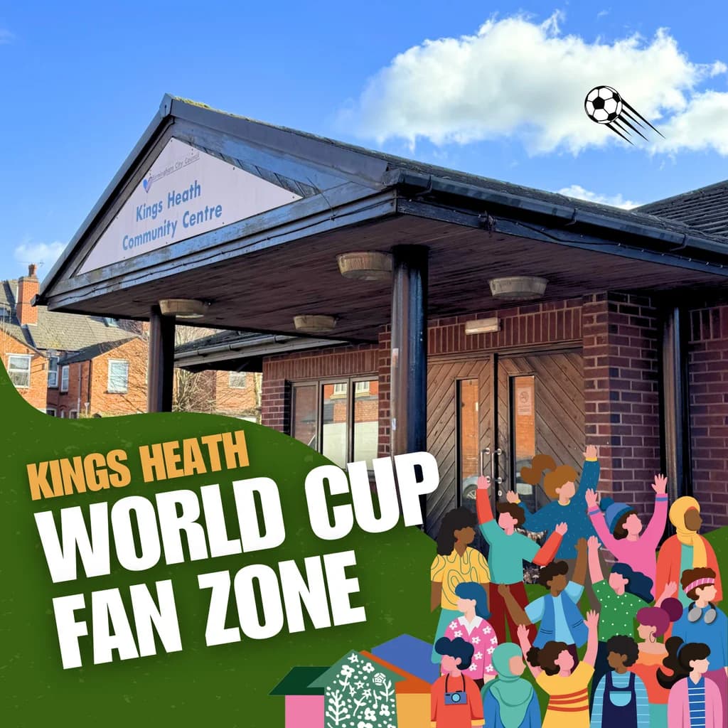 World Cup Fan Zone - England v Ghana at Kings Heath Community Centre