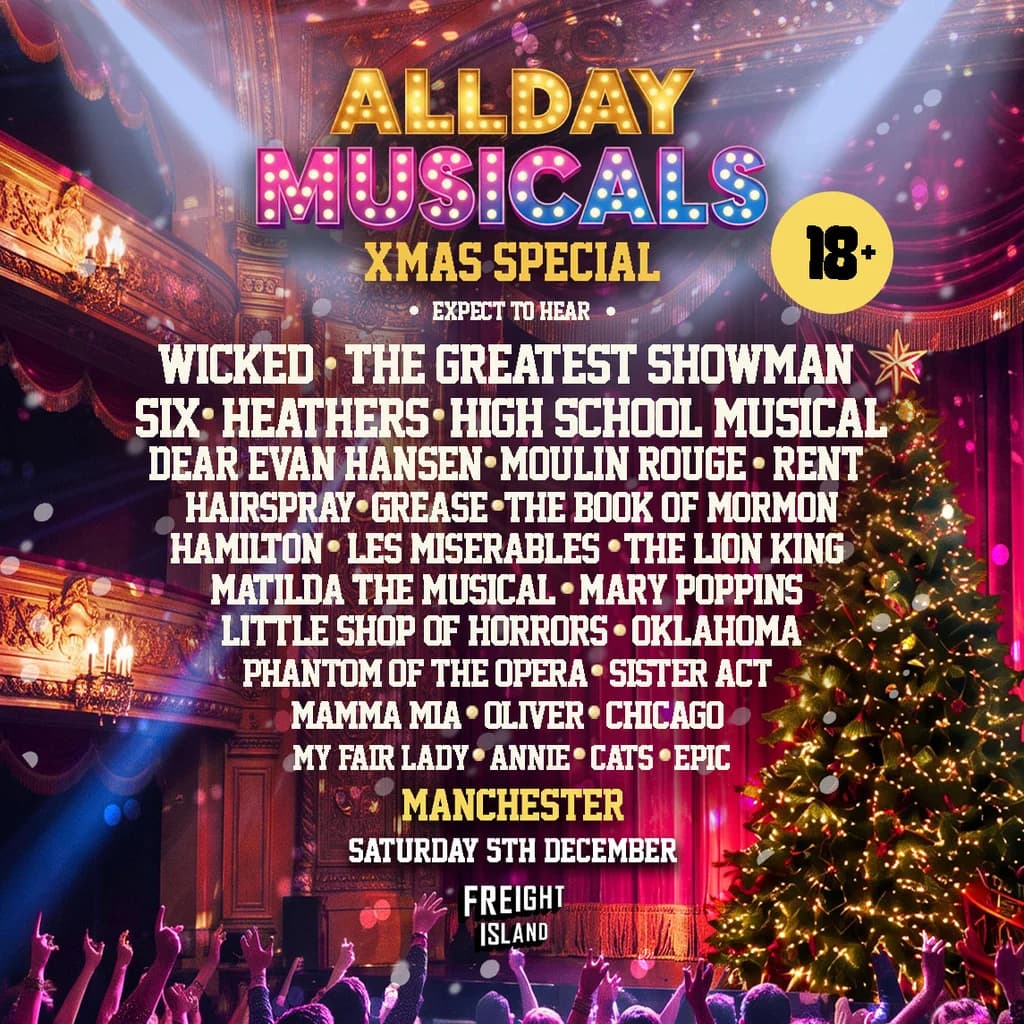 AllDay Musicals - Sat 5th Dec Freight Island - Manchester at Freight Island