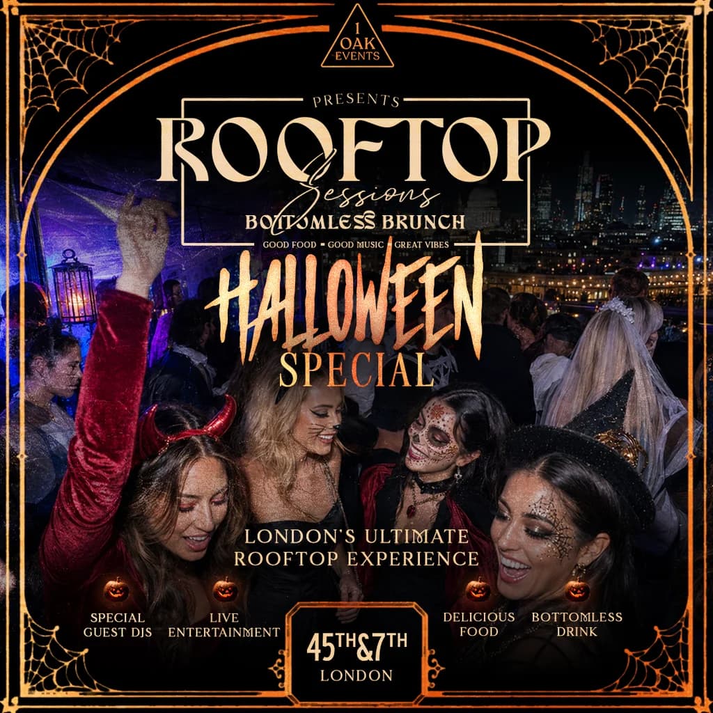 HALLOWEEN SPECIAL - Rooftop Session - Bottomless Brunch at 45th And 7th