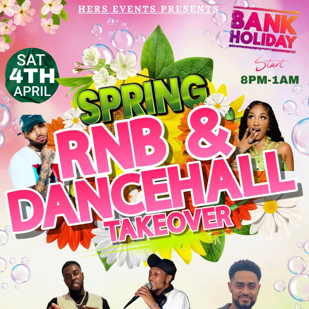 Reggae & Dancehall Takeover - Spring Edition - Hers Events at The Lounge @ Boldmere