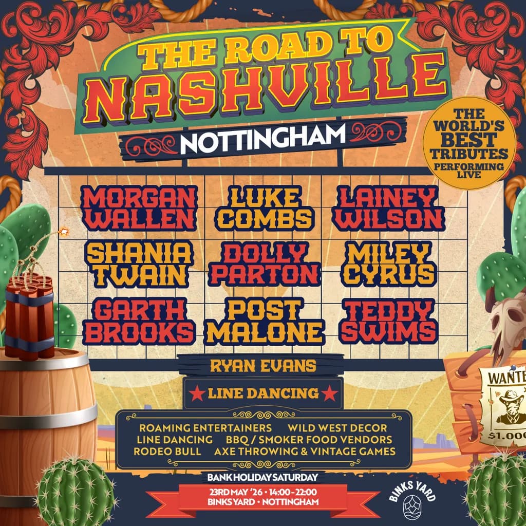 Road to Nashville Festival | Binks Yard LAST 150 TICKETS!! at Binks Yard