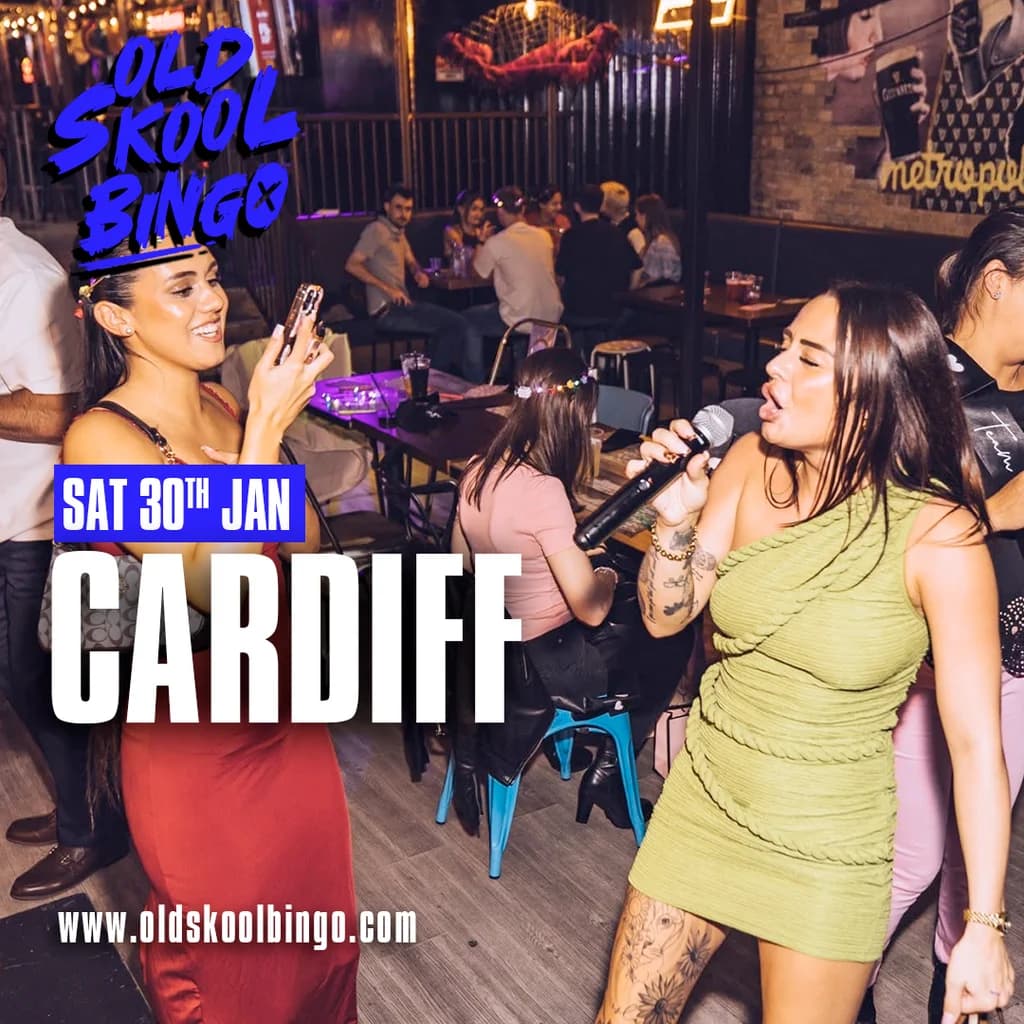 Old Skool Bingo Sat 30th January Cardiff