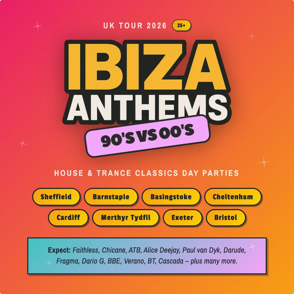 Ibiza Anthems - 90's vs 00's - Cardiff at Circuit Cardiff