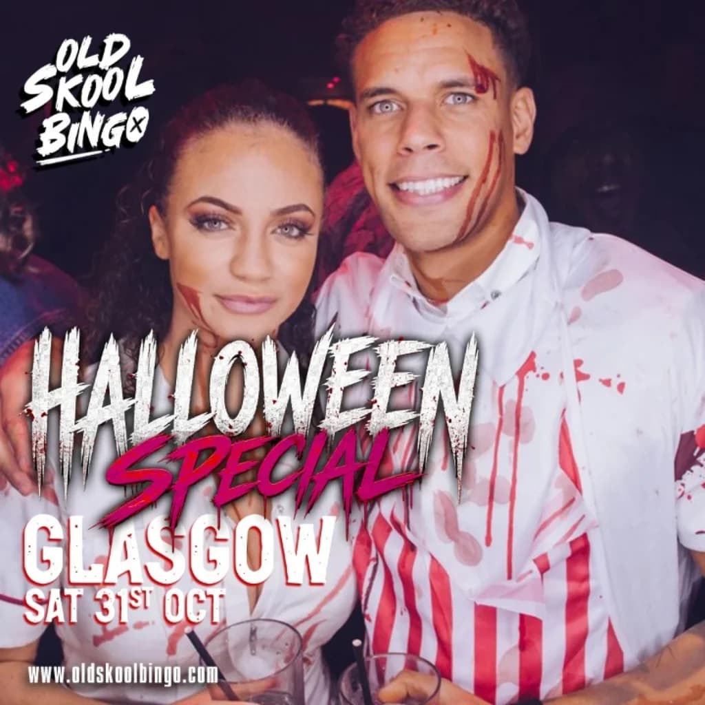 Old Skool Bingo Sat 31st October Halloween Special Glasgow