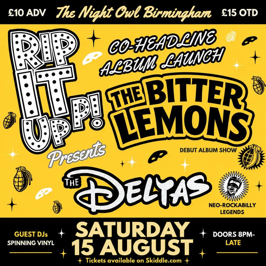 Rip It Up! Presents: The Bitter Lemons & The Deltas