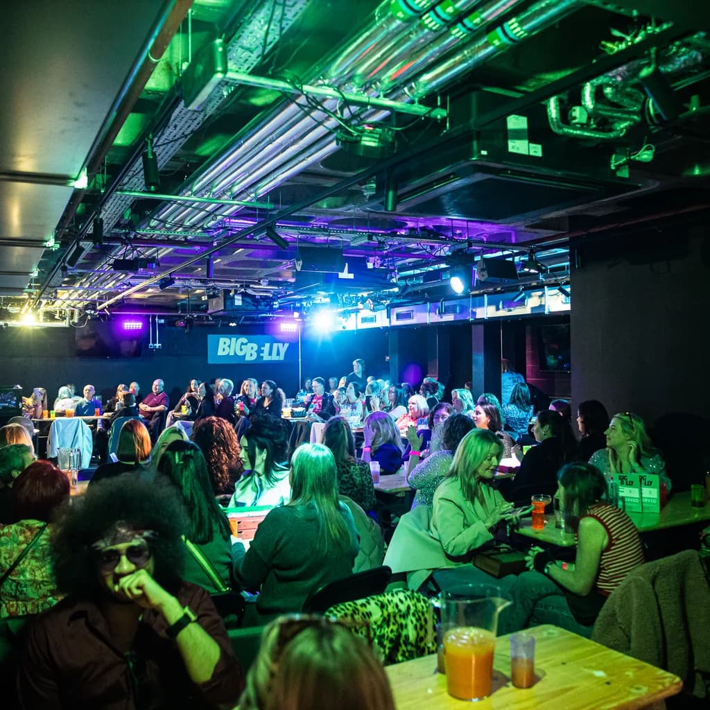 Upcoming event poster at Big Belly Bar And Comedy Club Southbank